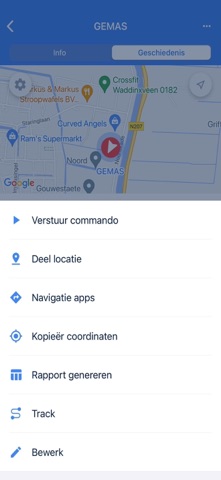 Gemas Tracking screenshot