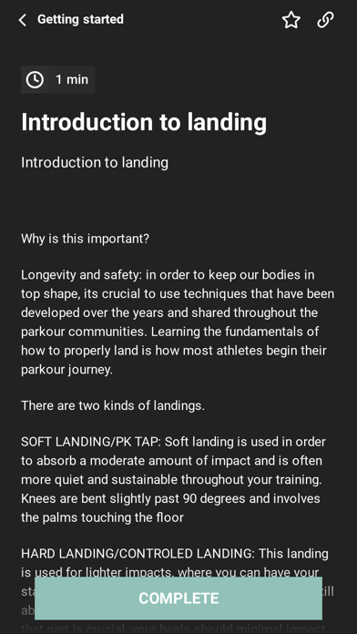The parkour app app screenshot 2