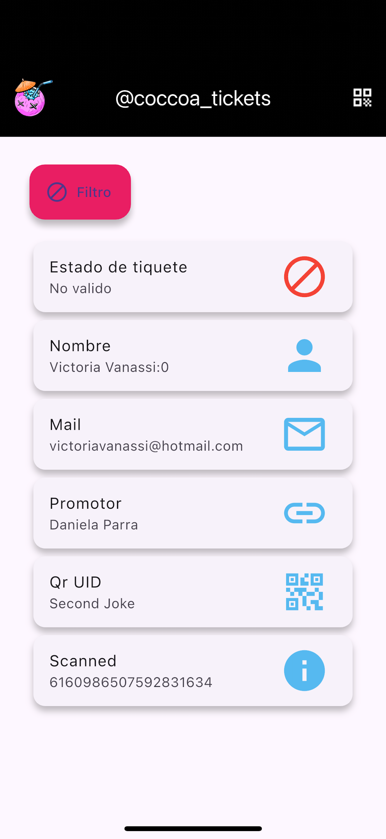 Coccoa Scanner