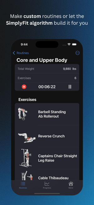 ‎SimplyFit: Health and Fitness Screenshot