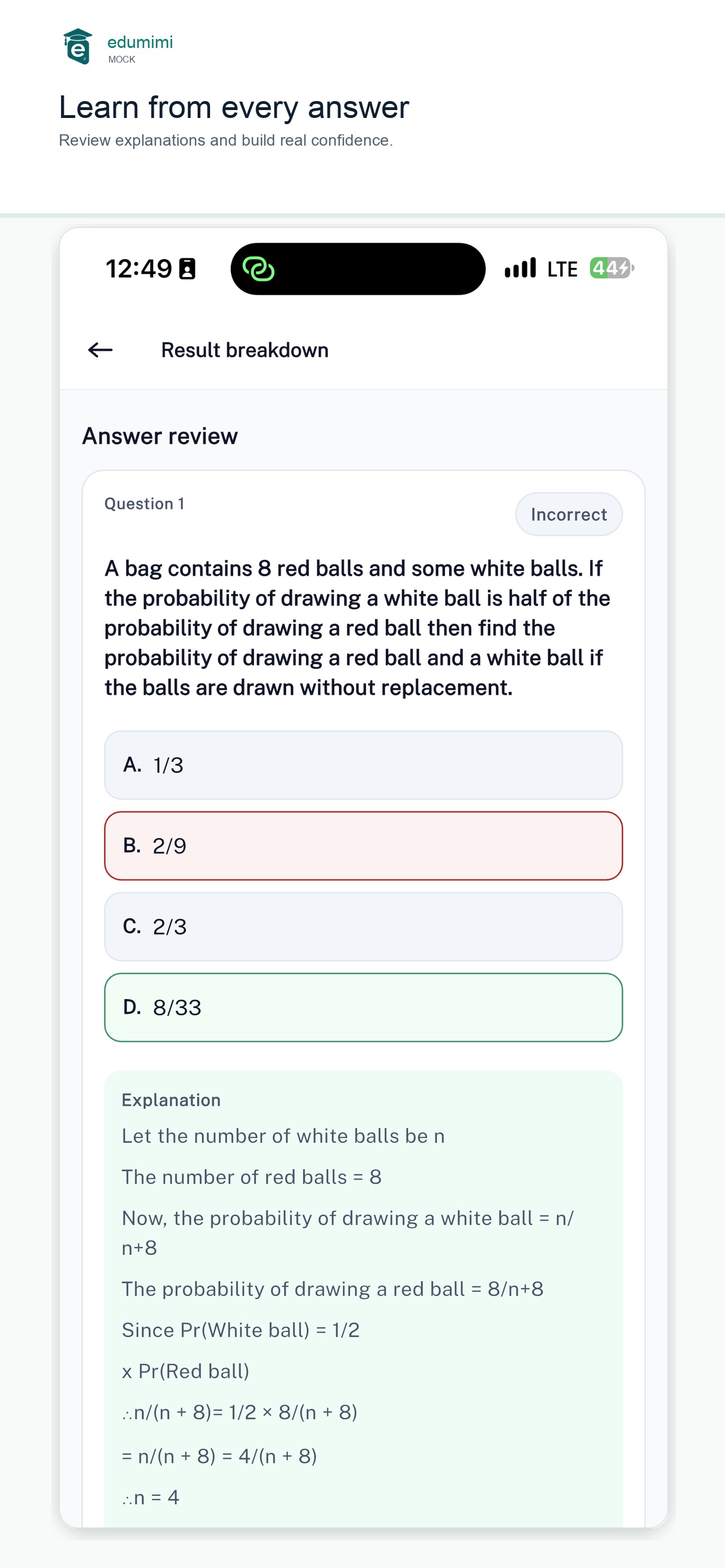 Screenshot 5 of Edumimi Mock