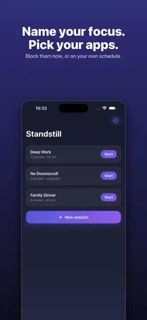 Standstill: Focus & Block screenshot 4