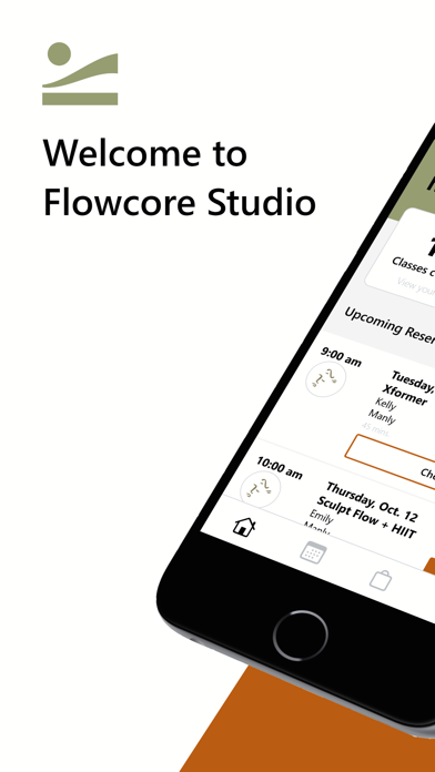 Flowcore Studio iPhone screenshot 1 - Health & Fitness app