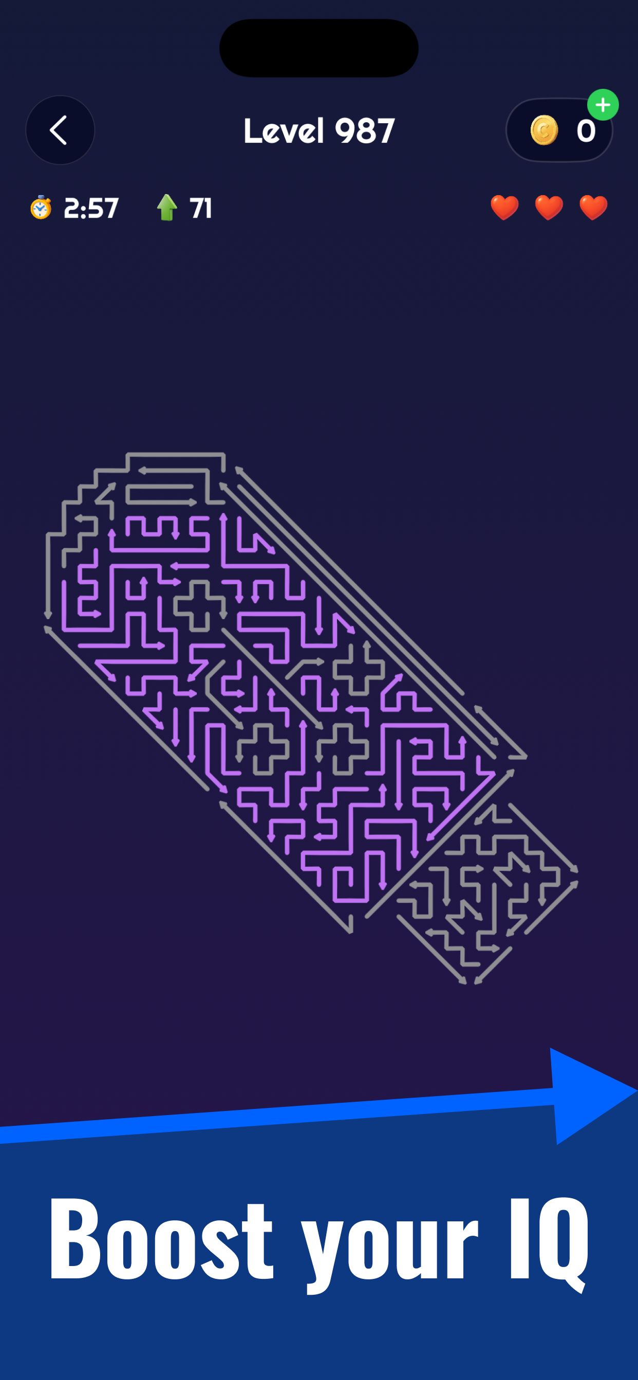 Arrow Out Brain Puzzle Game