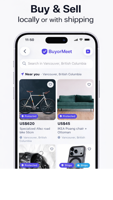 BuyorMeet app screenshot 1