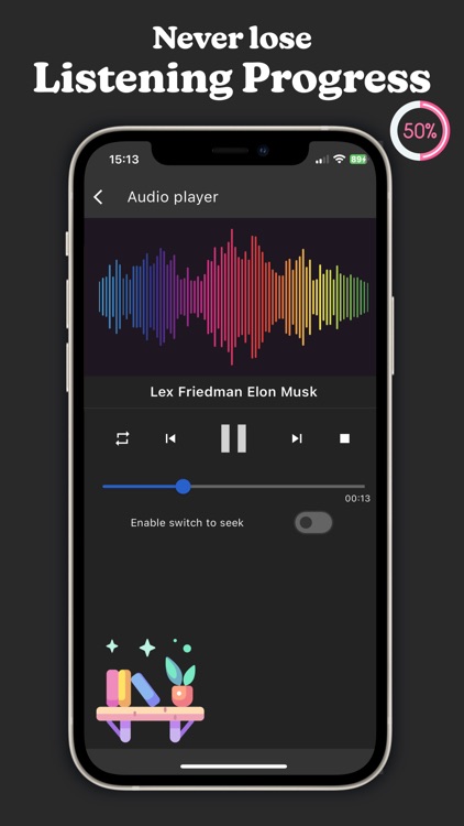 Audiowise: mp3 podcast & books screenshot-3
