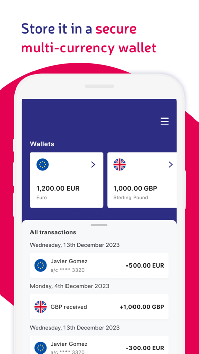 TorFX Money Transfer Screenshot