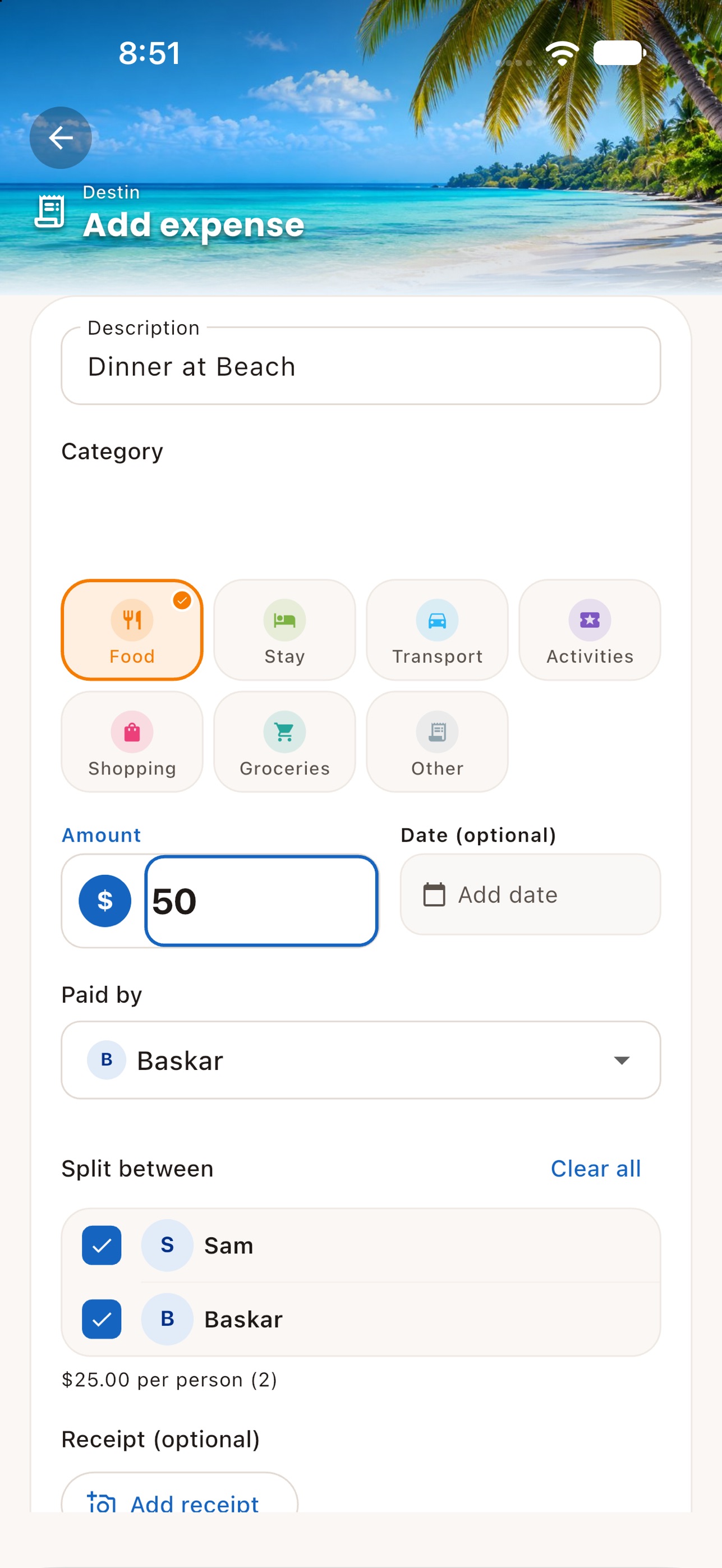 Screenshot 4 of SplitExpense: Trip Assist