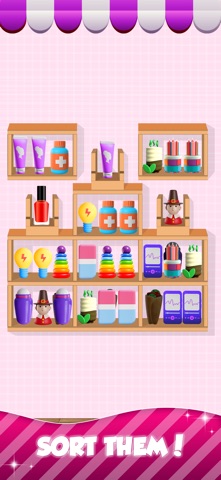 Closet Sort Goods Match 3D iPhone screenshot
