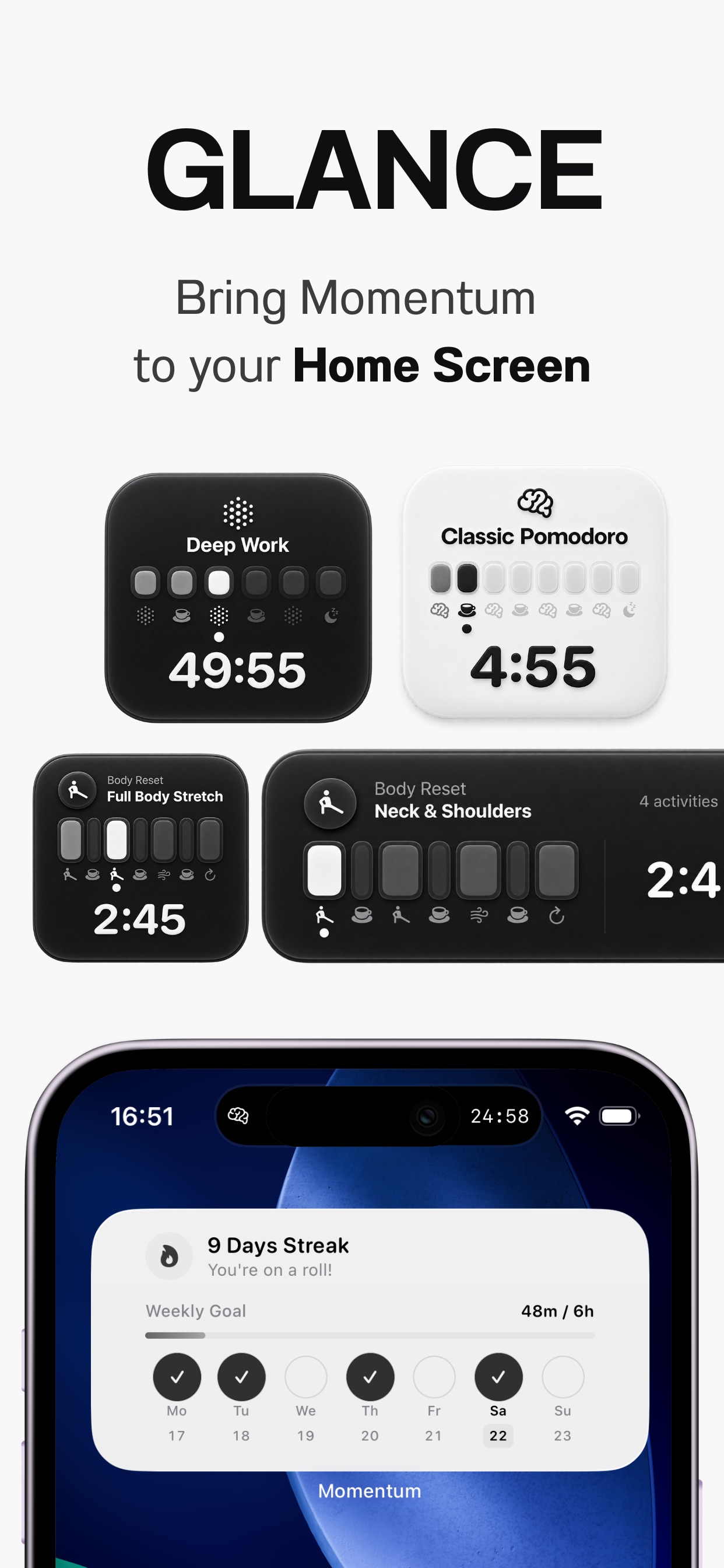 Screenshot 6 of Momentum: Pomodoro Timer