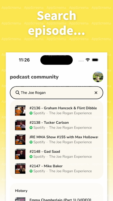 Podcast Community for Spotify Screenshot