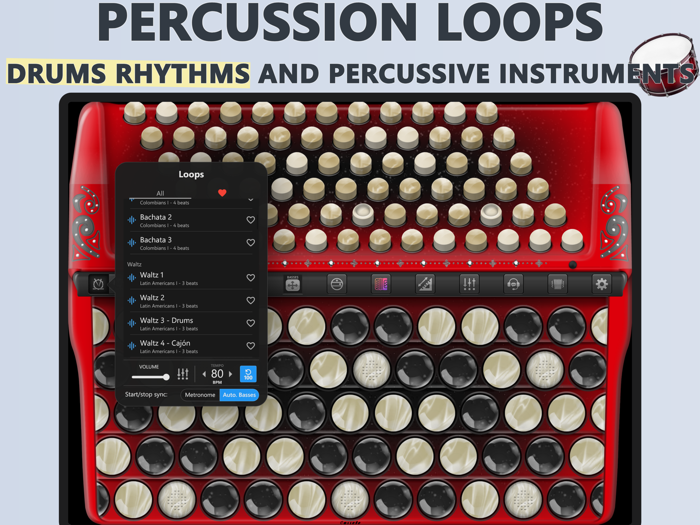 Accordion Chromatic Button