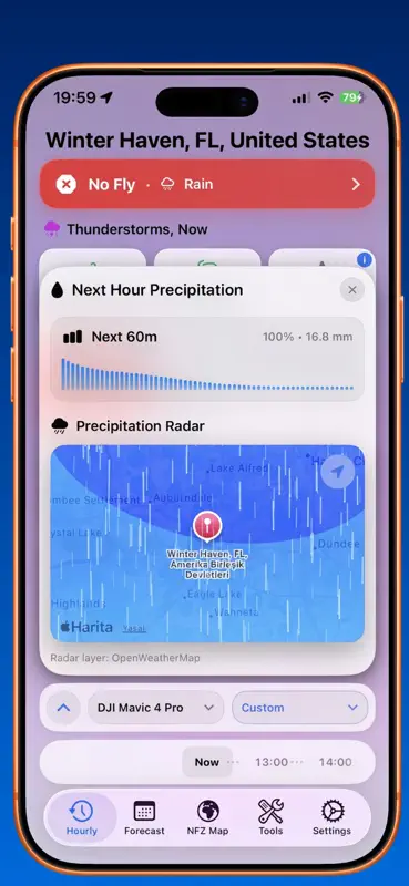 Clima drone - Weather4Fly screenshot 6 of 7