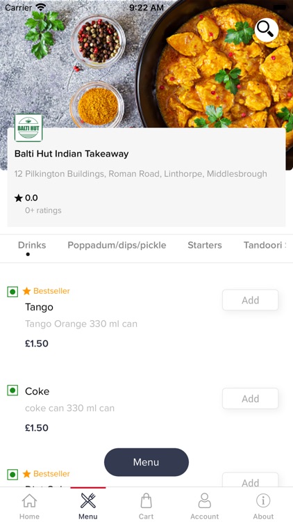 Balti Hut Indian Takeaway