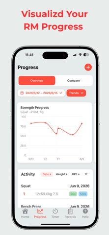 Liftally: Workout Tracker screenshot