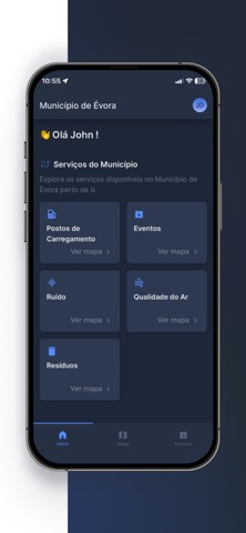 Évora Urban Platform screenshot