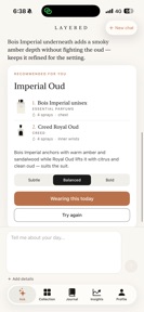 Layered – Fragrance screenshot