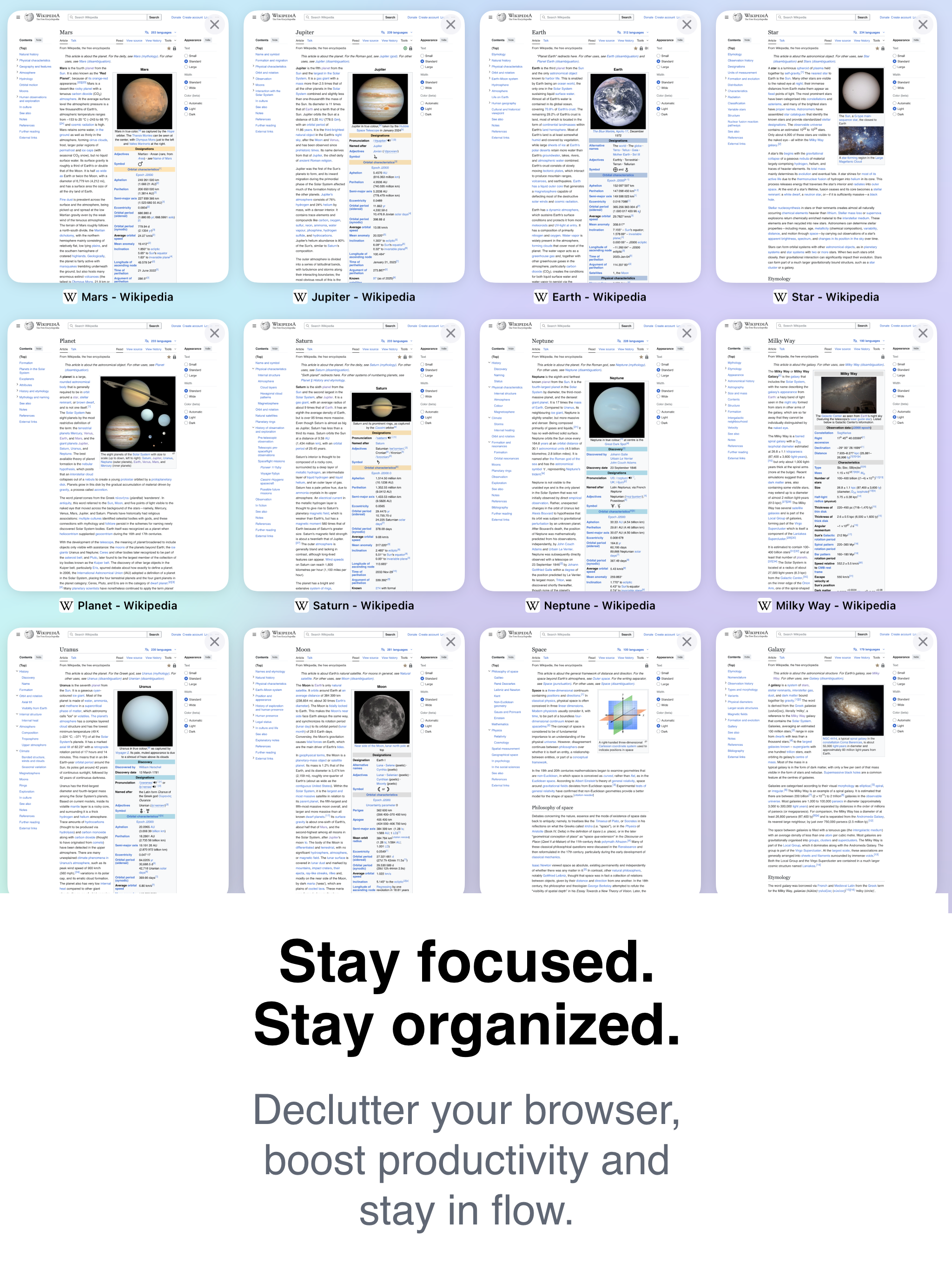 Web Extensions - Browser Tools