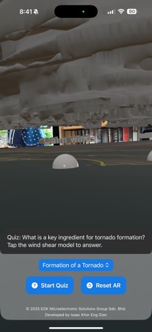 EGK Tornado AR screenshot