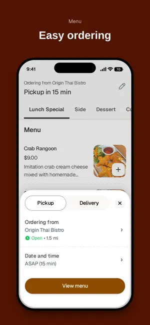 Origin Thai Bistro screenshot 3