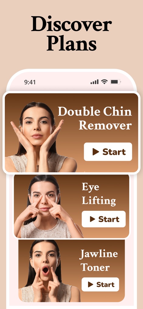 Face Yoga Exercises, Skin Care - Health & Fitness App | MWM