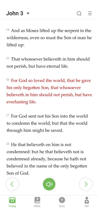 Bible - Daily Bible Verse KJV : capture d’écran 1 sur 8