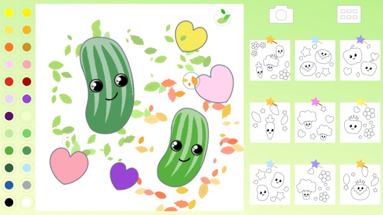 Vegetable Coloring Kid Toddler screenshot-8