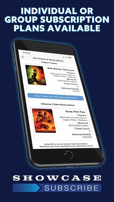 Showcase Subscribe: See Movies Screenshot
