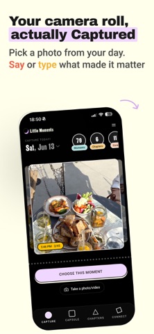 Little Moments: Photo Journal iPhone screenshot