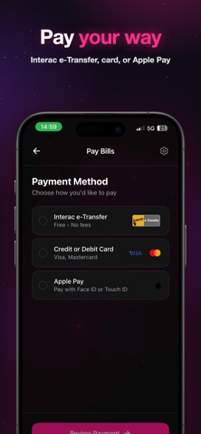 Neobanc - Cash Back on Bills iPhone screenshot