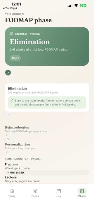 FODMAP Diet Tracker Screenshot 5 of 5