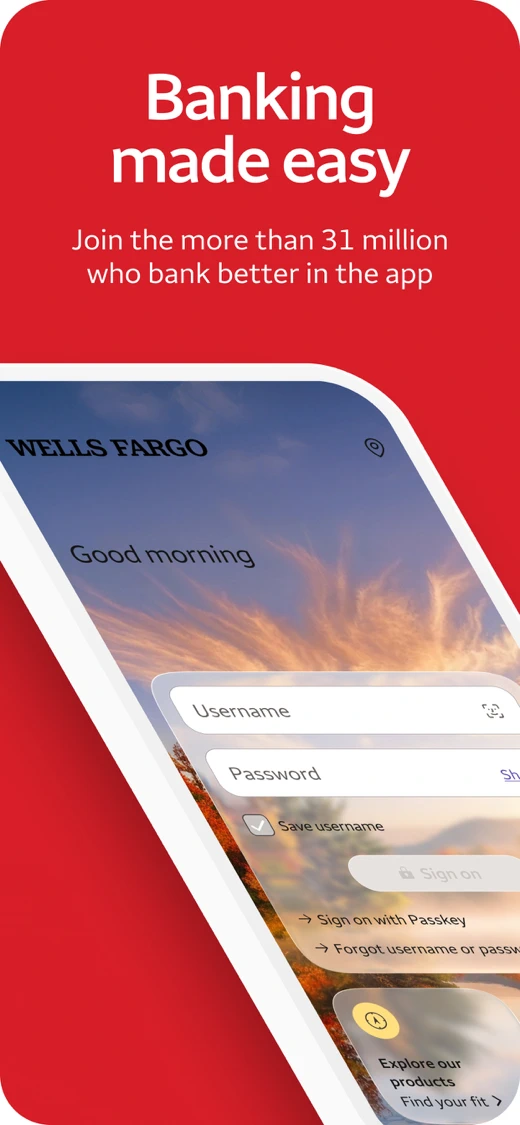 Wells Fargo Mobile® screenshot 1