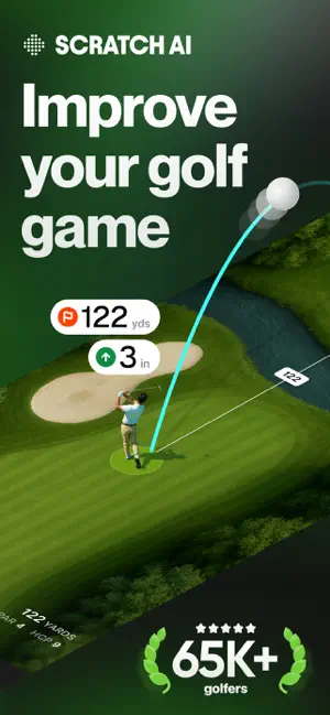 ScratchAI: Golf Swing Analyzer iPhone screenshot 1