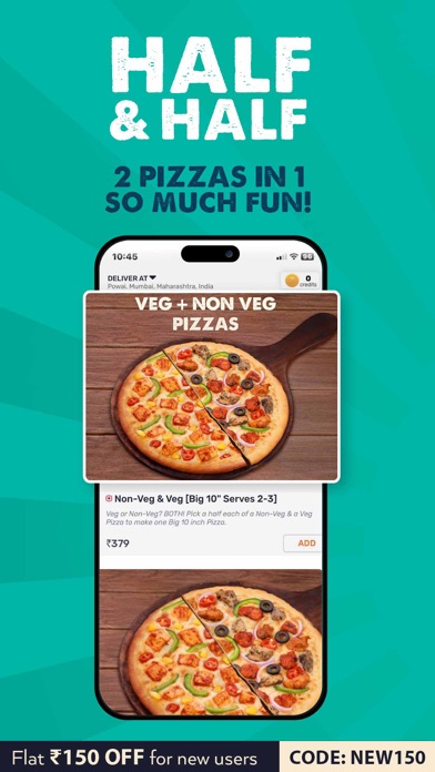 MOJO Pizza: Food Delivery App Screenshot
