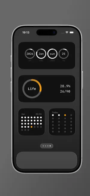 Life Widget - Time Progress screenshot 3