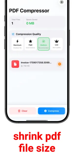 PDF Compressor - Size Reducer screenshot 2