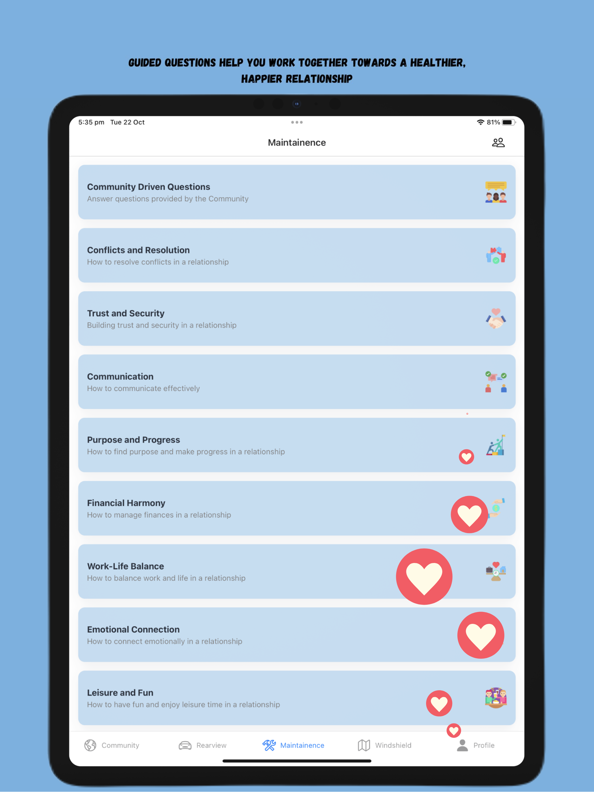 Rearviewmirror: Couples App