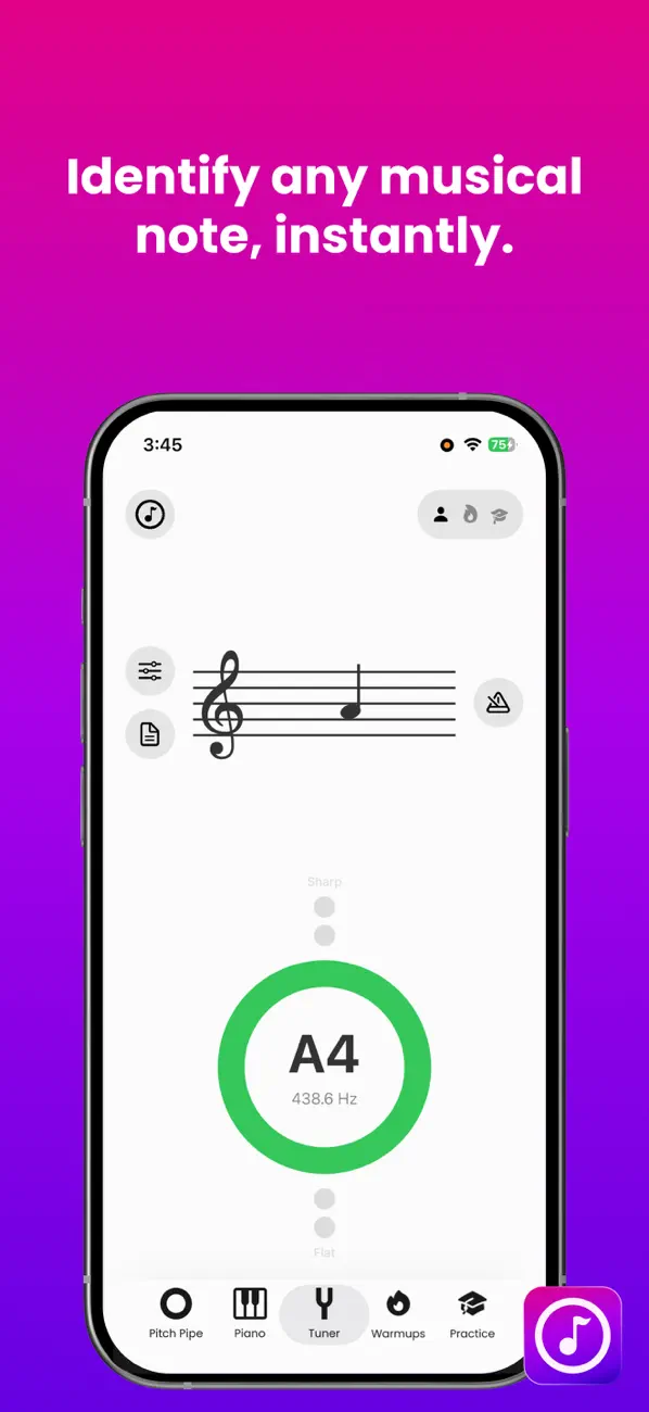 Screenshot #3 pour Pocket Pitch - The Singer App