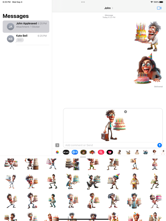 Screenshot #6 pour Birthday Candle Stickers