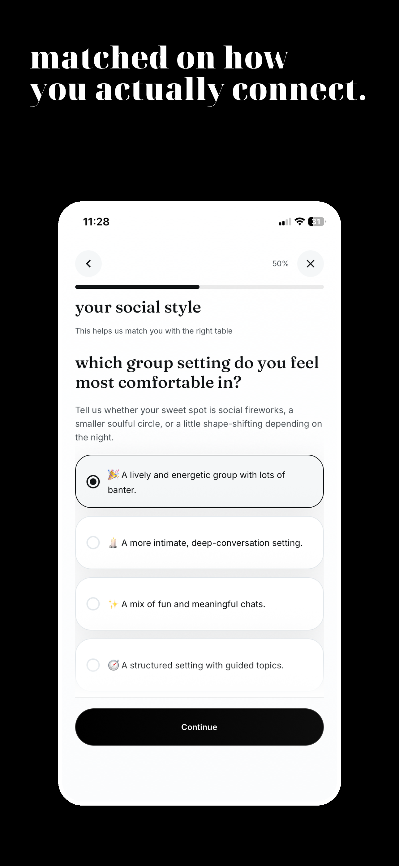 Meetable: Social Dining