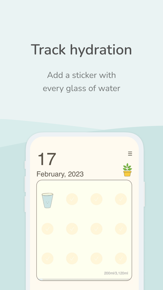 #1. Daily Water Tracker WooMool (iOS) Av: minsoo kim