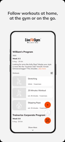 Live Fit Gyms Screenshot 6 of 10