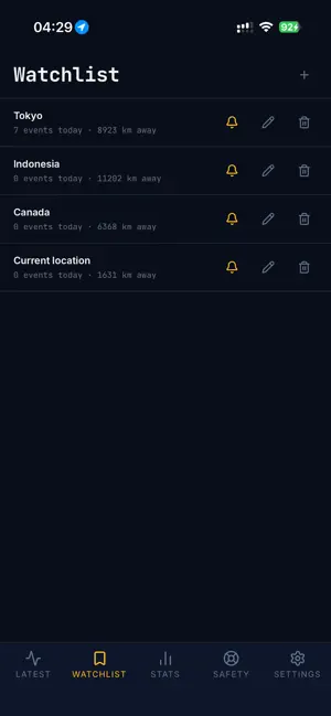 Latest Quakes screenshot 3