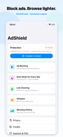AdShield One: Ad Blocker Screenshot 1 of 4
