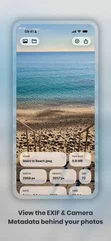 Metadata iPhone screenshot