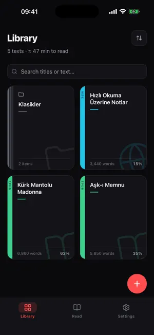 Yomibi: RSVP Speed Reader screenshot 3