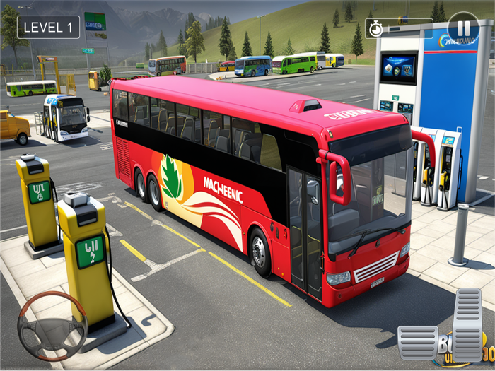 العاب قيادة الحافلات الفاخرة