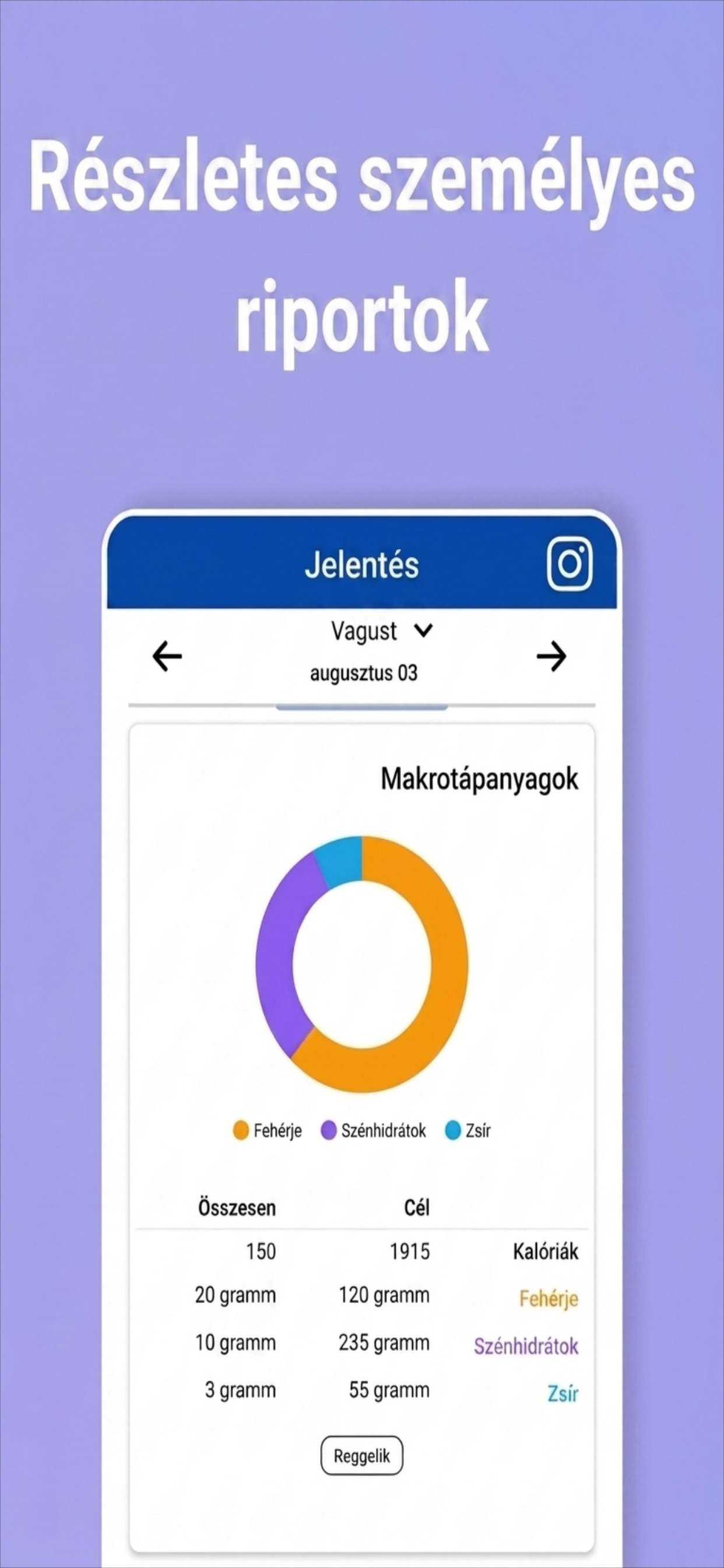 Kalória – kalóriaszámláló screenshot 4