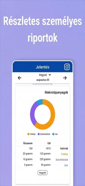 Kalória – kalóriaszámláló screenshot 4