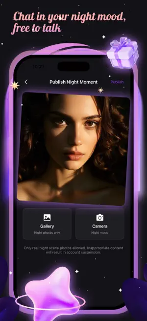 Midn: Night Chat screenshot 2